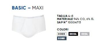 TRIUMEN MAXI- men maxi slip uomo cotone basic maxi - Fratelli Parenti
